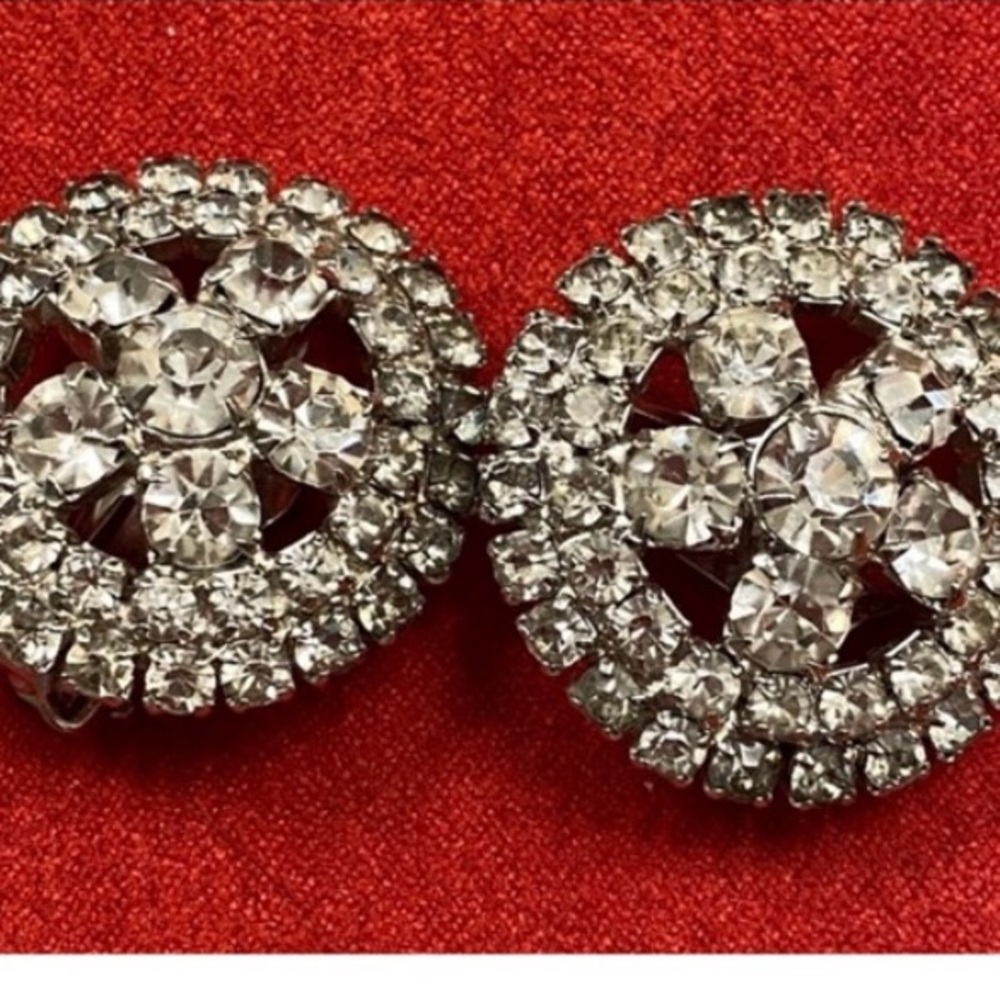 Vintage costume earrings